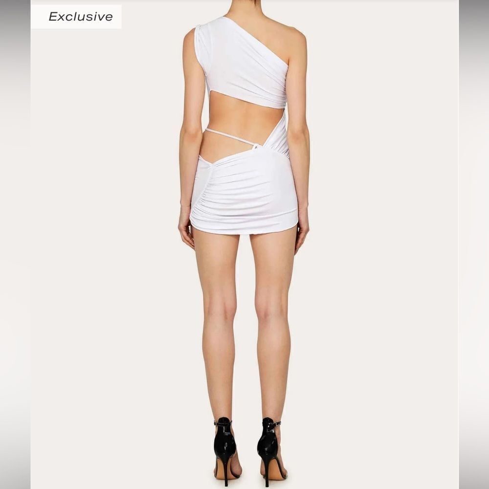 LaQuan Smith White Cut-Out Dress - Picture 2 of 6